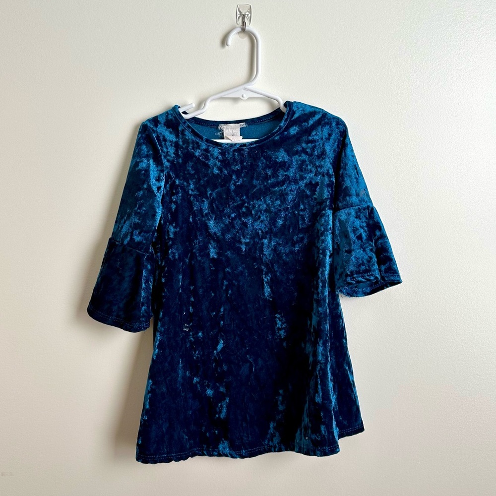 GIRLS BLUE DRESS